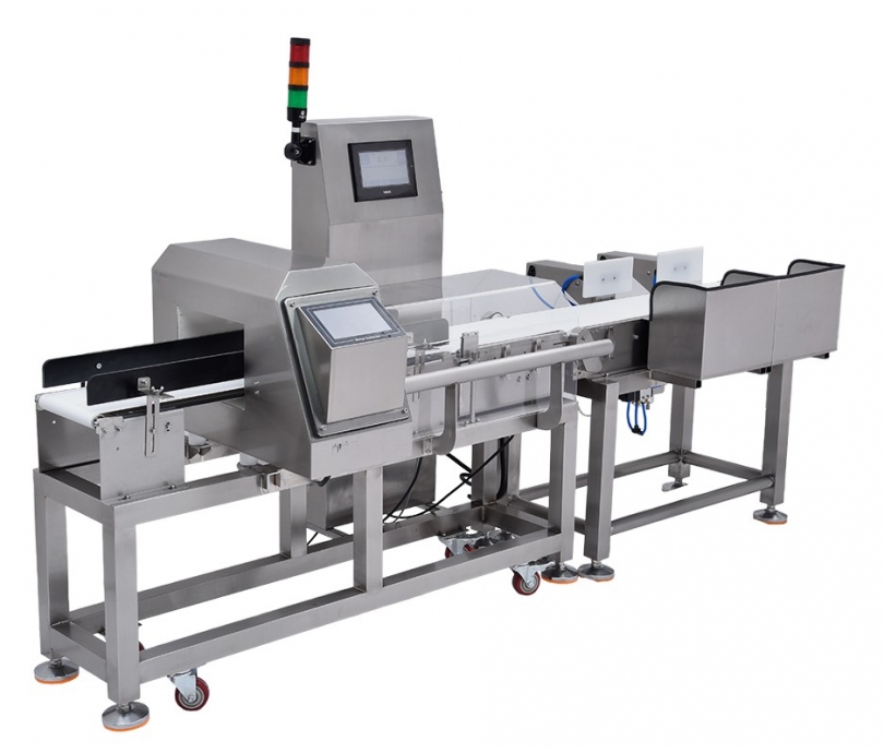 Máy Dò Kim Loại Sản Phẩm Đóng Gói Màng Nhôm Kết Hợp Cân Định Lượng
